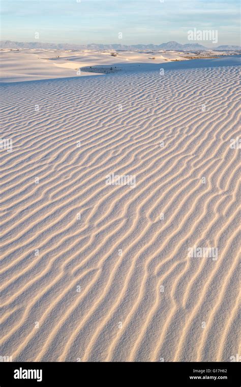 Sand Dunes White Sands National Monument New Mexico Stock Photo Alamy