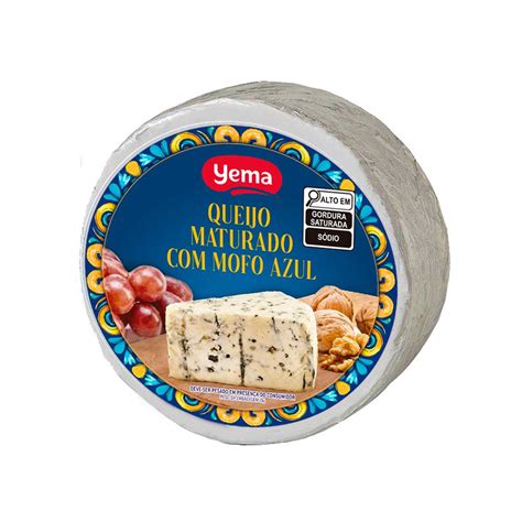 Queijo Maturado Mofo Azul Aprox 2 6kg Yema Yema Granarolo