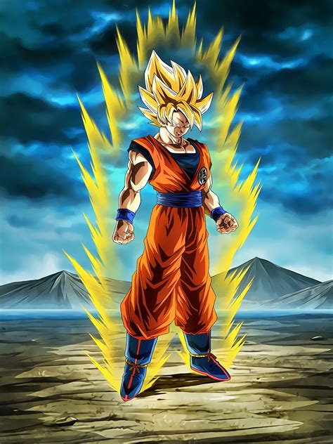 Goku Super Saiyan Transformation All