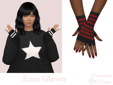 The Sims Resource Emo Gloves