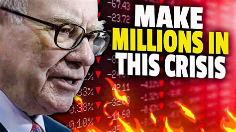 Warren Buffett Tells How To Make Millions From Huge Crash 😮 Youtube