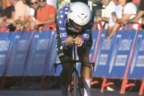 Brandon Mcnulty Remporte Le Chrono De La Vuelta Et Endosse Le Premier