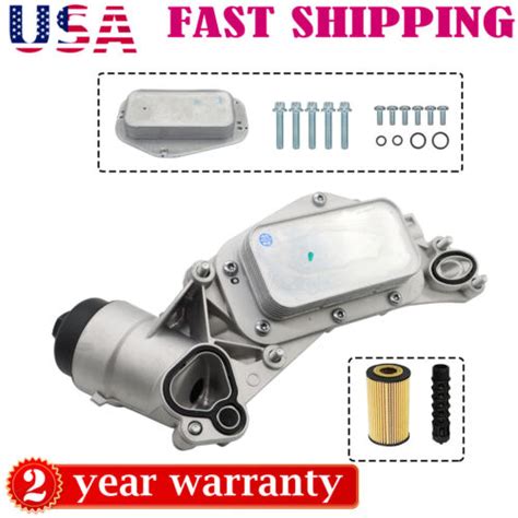 Engine Oil Cooler Filter Housing Assembly For Chevy Cruze Aveo 16 18l 93186324 Ebay