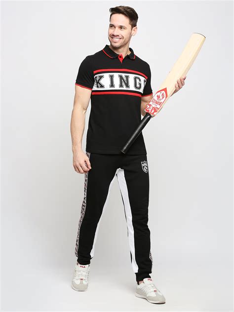 Buy Punjab Kings Mens Black And Red T Shirt From Fancode Shop