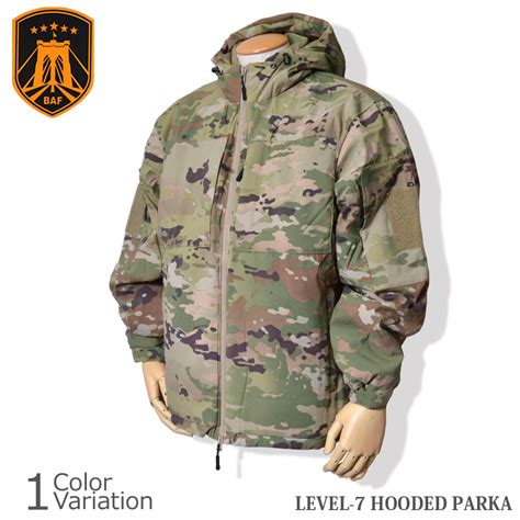 ミリタリーショップ専門店 Swat Baf 米軍タイプ レプリカ 改良型 Level7 Hooded Parka 【中田商店】 As 792 Baf