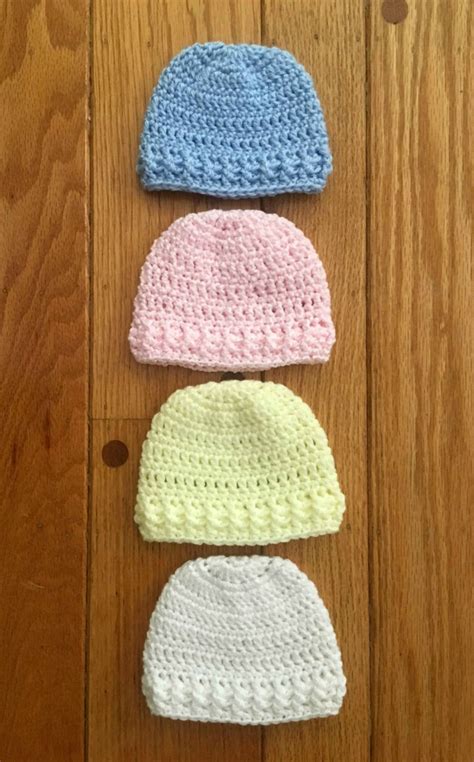 Newborn Baby Hat Crochet Pattern - Etsy