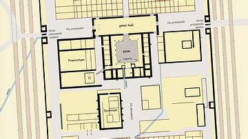 Chesters Roman Fort, Headquarters (Illustration) - World History ...