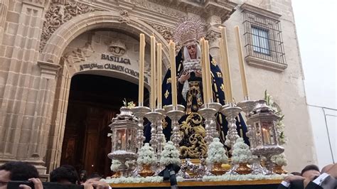 Salida Procesional Virgen De Las Aguas Jerez 2022 YouTube