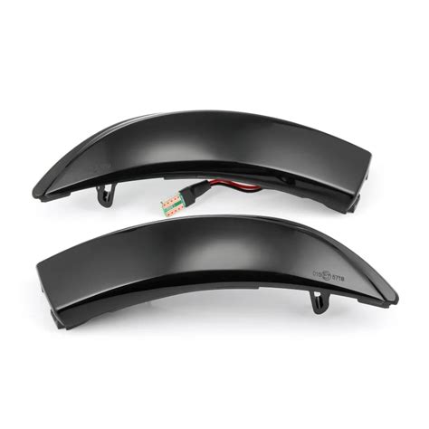 2pcs Dynamic Led Turn Signal Light Flowing Side Wing Rearview Mirror