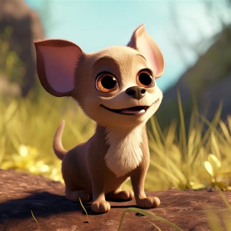 Premium AI Image | a dogPixar Styledisney animation