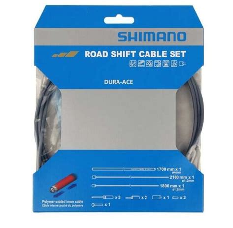 Shimano Road Shift Cable Set Polymer Coated Bow Cycle Calgary Ab