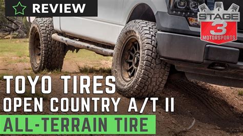 Toyo Open Country A T II All Terrain Tire Review YouTube