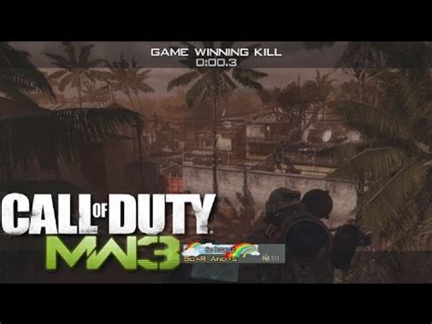 MW3 OUT OF MAP TRICKSHOTTING 2 SHOTS YouTube