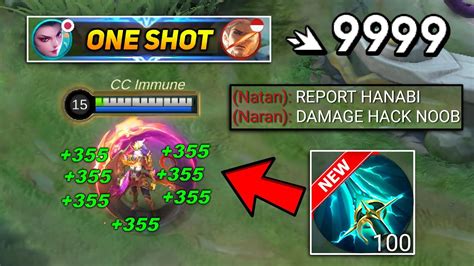 HANABI NEW SEASON DAMAGE HACK BUILD CRAZY DAMAGE HANABI BEST