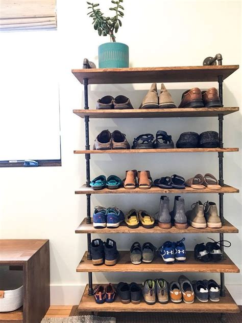 33 Nice Industrial Shoe Rack Design Ideas Homyhomee