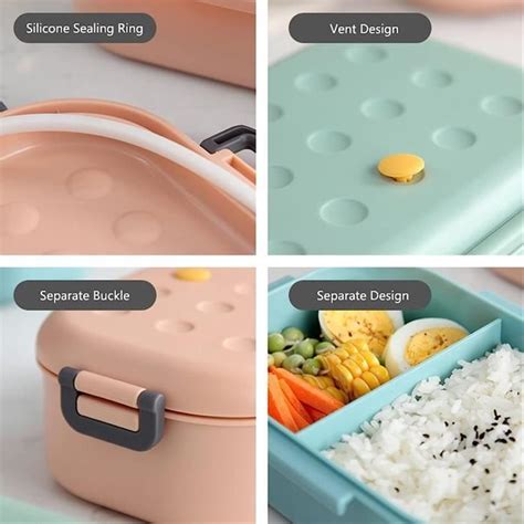 Bento Box Kids Lunch Box Avec Compartiment Boîte À Bento Enfant Et