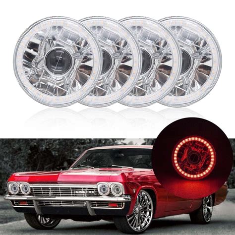 For Chevy Impala El Camino Led Headlights Hi Lo Beam Angle