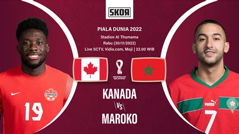 Piala Dunia 2022 Head To Head Kanada Vs Maroko