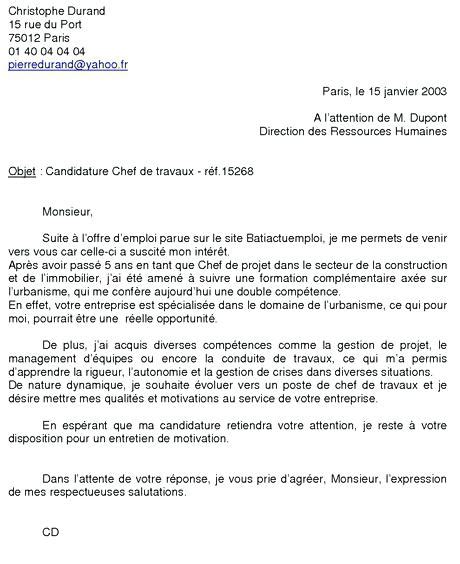 Lettre De Motivation Saisonnier Camping Laboite Cv Fr