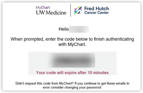 MyChart Two-Step Verification Instructional Page | UW Medicine