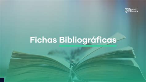 Ficha bibliográfica te explicamos qué es con un ejemplo