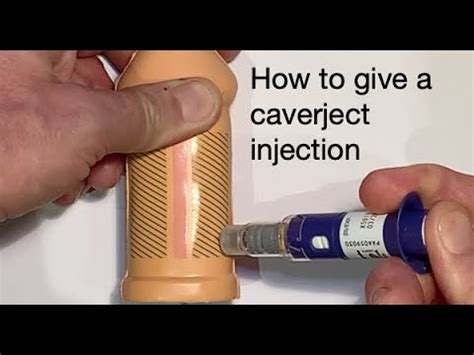 How To Give A Caverject Injection For Ed Youtube