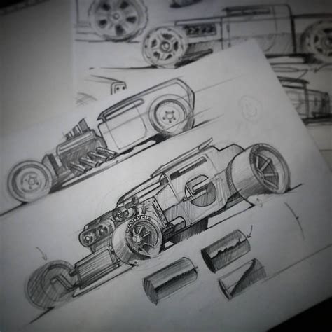 Rhb Rbs Hot Rod Sketch By Dwayne Vance More Sketches