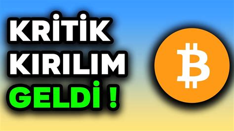 B Tco N Kirilim Geld Sert Hareket Gel Yor Bitcoin Analiz Youtube