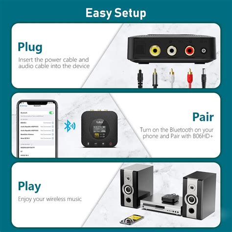 Receptor Bluetooth Mii B Hd Adaptador De Audio Hifi Bluetooth