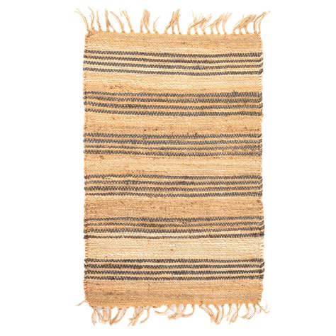 Alfombra Yute Y Algodon Natural Beige Maiwa Divino