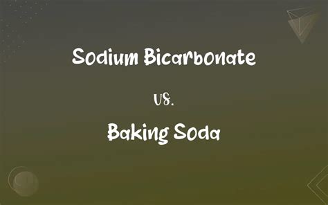 Sodium Bicarbonate vs. Baking Soda: What’s the Difference?