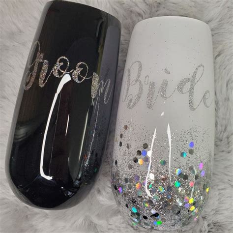 Stainless Steel Bride And Groom Tumblers