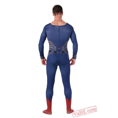 Superman Costumes Lycra Spandex Bodysuit Zentai Suit