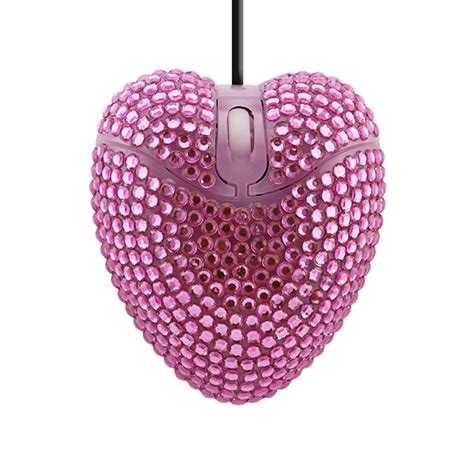 Usb Mouse Wired Gaming Optical Mause Diamond Pink Grandado