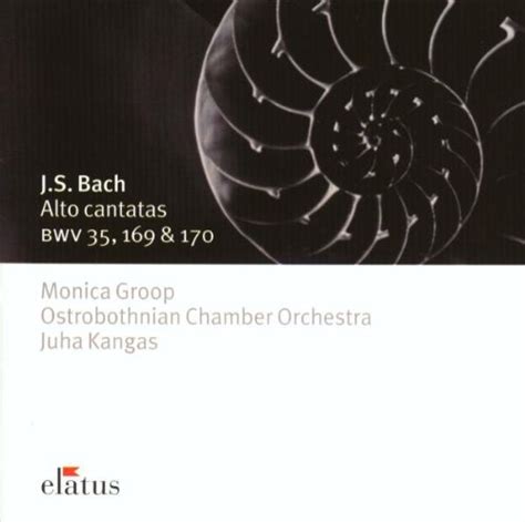 Bach Alto Cantatas Bwv 170 35 169 Bach Alto Cantatas Bwv 170 35