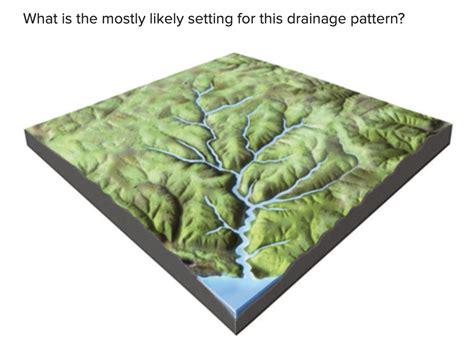 Solved What Is The Mostly Likely Setting For This Drainage Chegg