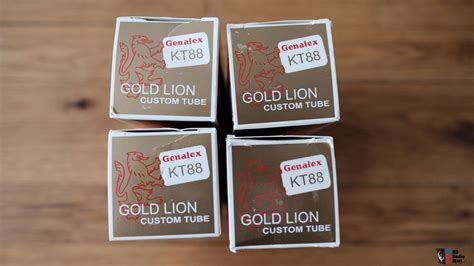 Genelex Gold Lion KT88 Tubes Matched Quad Photo 4302386 US Audio Mart