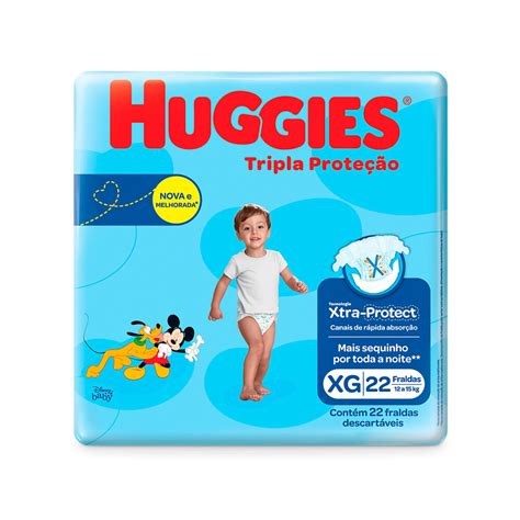 Fralda Huggies Tripla Prote O Jumbo Tamanho Xg Unidades