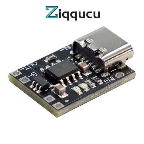 Ziqqucu Type C Usb V A Lithium Battery Charger Module Li Ion