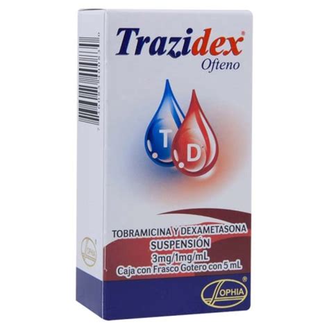 Compra Trazidex Ofteno Tobramicina Dexametasona 3 1 Mg Solución