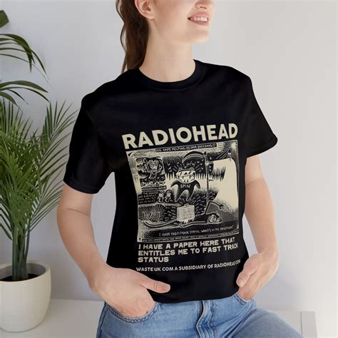 Vintage Radiohead Shirt Radiohead Vintage Retro Concert Etsy