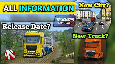 Truckers Of Europe Release Date For New Update New City New