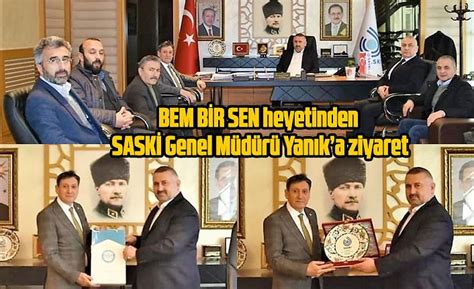 BEM BİR SEN heyetinden SASKİ Genel Müdürü Yanıka ziyaret SAMSUN