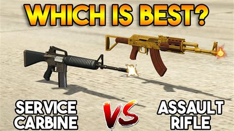 Gta Online Service Carbine Vs Assault Rifle Which Is Best Weapon