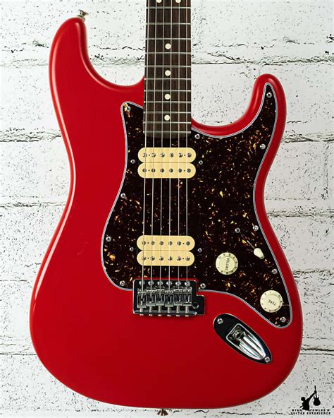 Fender FSR Hot Rod HH Stratocaster Hot Rod Red W Gig Reverb