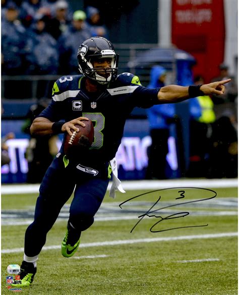 Russell Wilson Signed Photo, Autographed NFL Photos