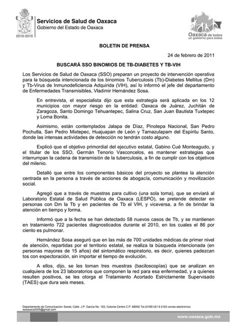 24 02 11 Germán Tenorio Vasconcelos busca Sso Binomios de Tb diabetes y