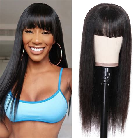 Klaiyi Bone Straight 5x5 Hd Lace Closure Wig Glueless Virgin Human Hair Human Hair Wigs