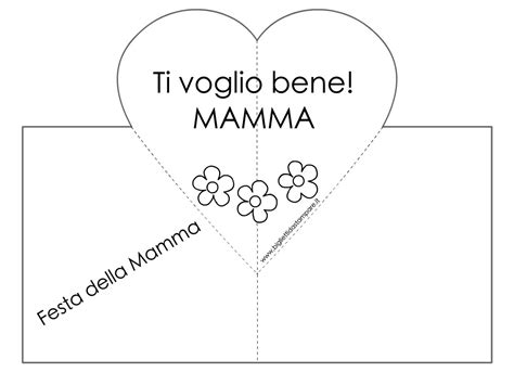 Biglietto Pop Up Con Cuore Festa Della Mamma Biglietti Da Stampare