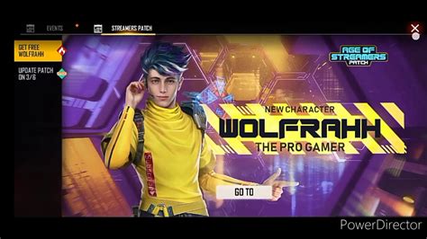 How To Get Free Wolfrahh Character In Free Fire Wolfrahh Garena Free